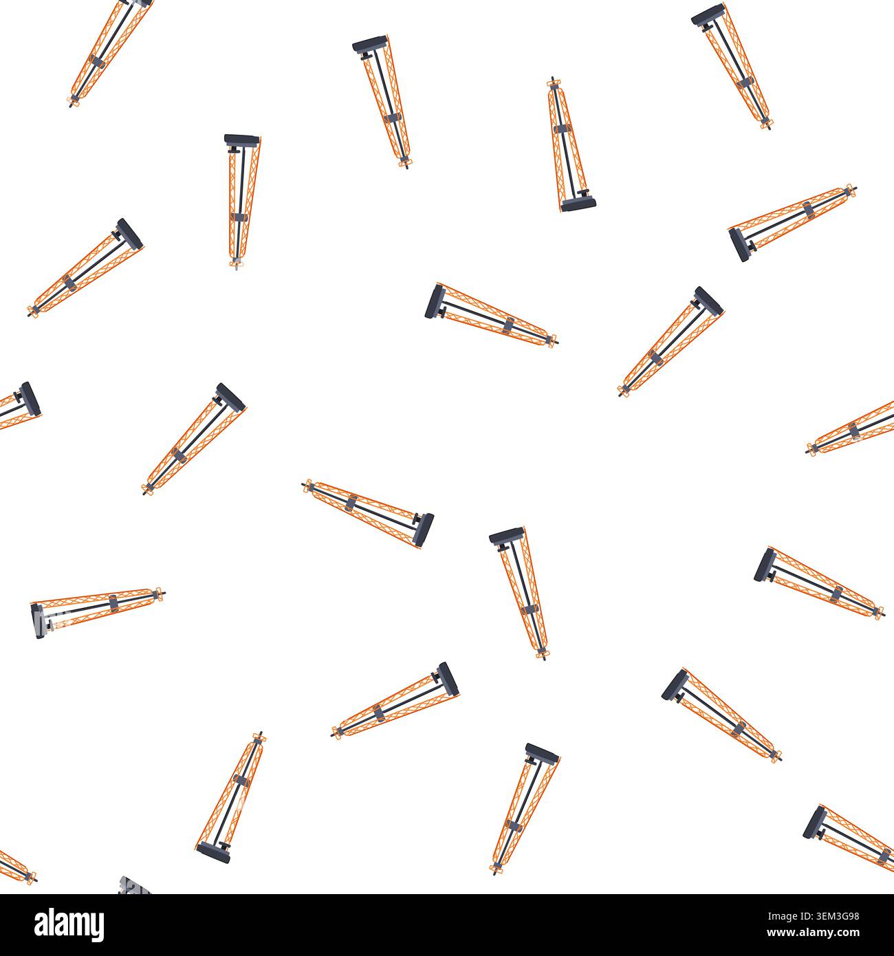 pattern petroleum oil rig cartoon vector Stock Vector