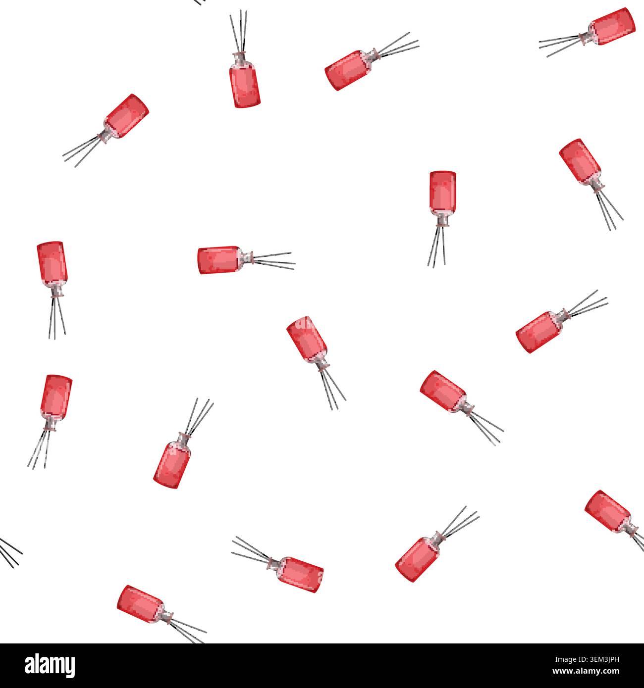 pattern relaxation aroma sticks cartoon vector Stock Vector