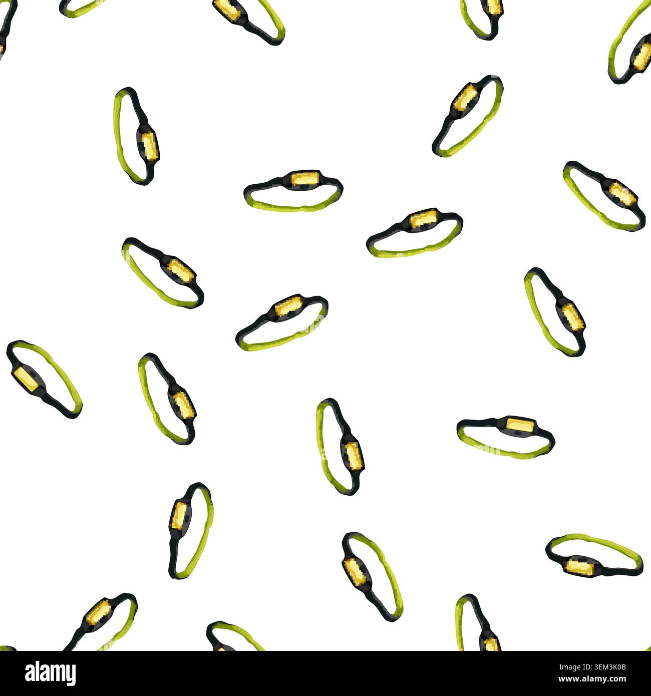 pattern night headlamp flashlight cartoon vector Stock Vector