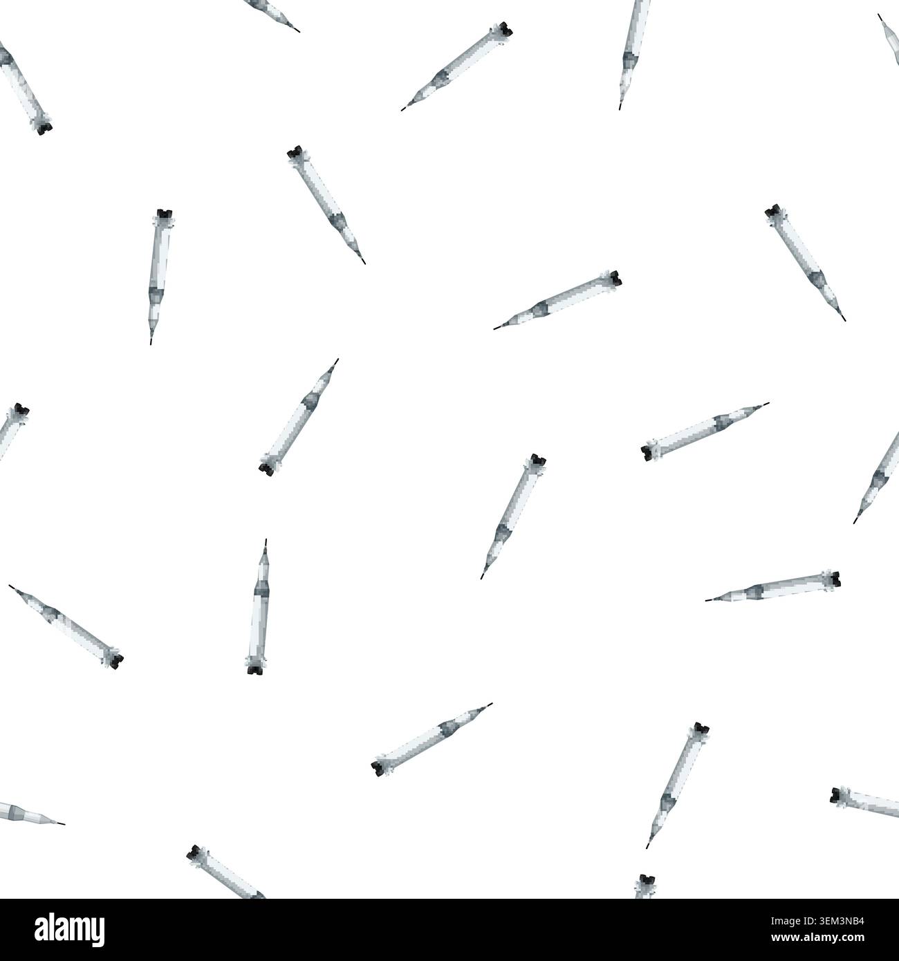 pattern speed rocket toy cartoon vector Stock Vector