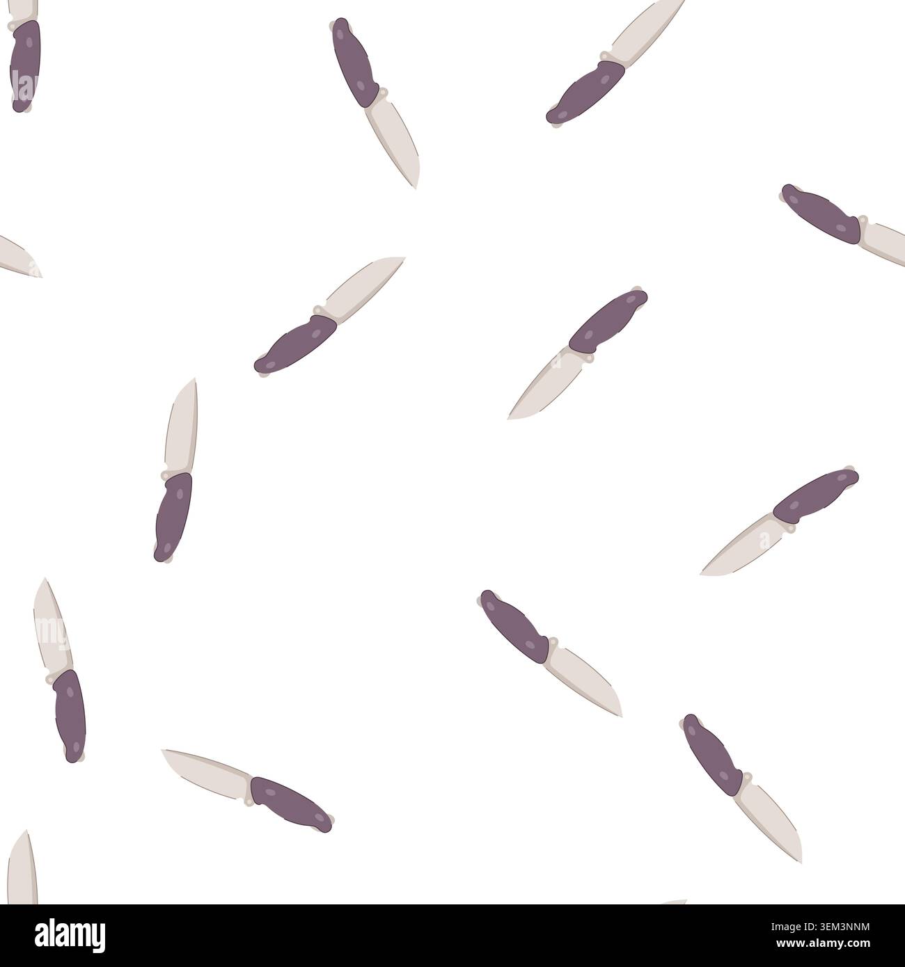 pattern steel knife camping cartoon vector Stock Vector