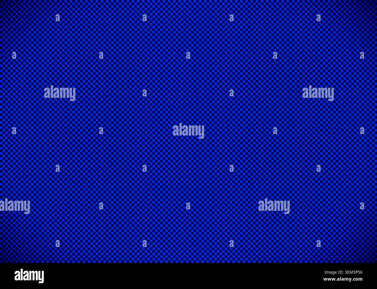 Deep blue pixel chess grid background with checkered pattern Stock Vector