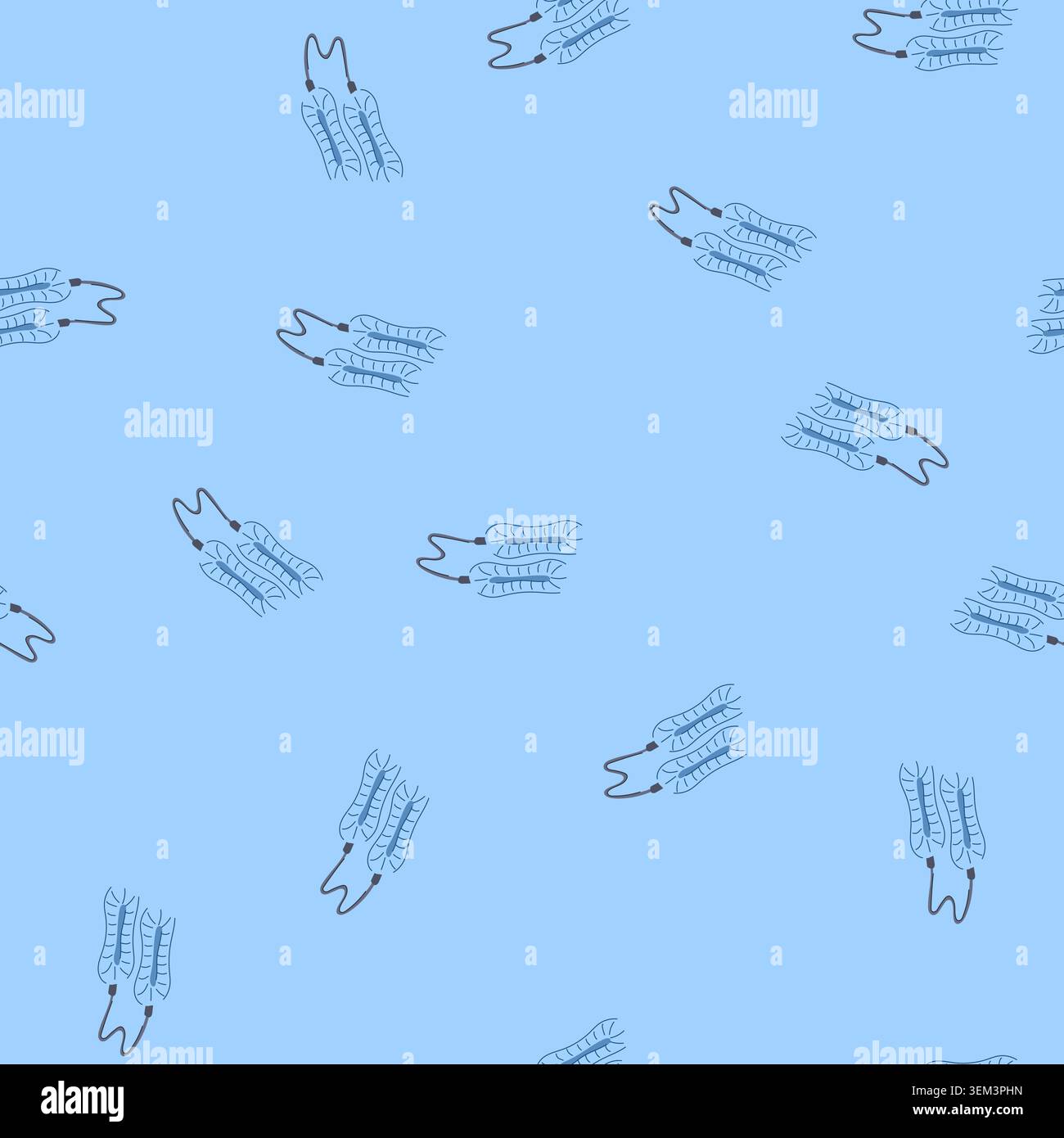 seamless pattern service shoe dryer electric cartoon vector Stock Vector