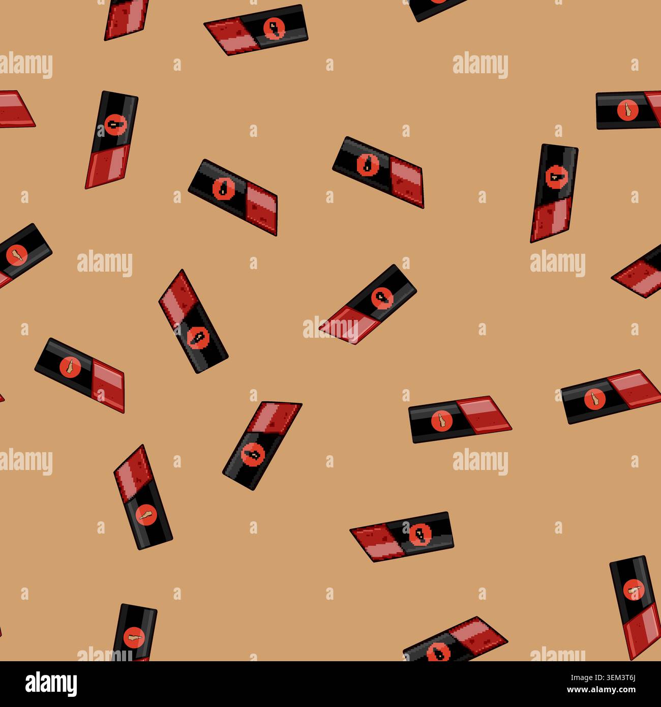 seamless pattern brush shoe polish cream cartoon vector Stock Vector