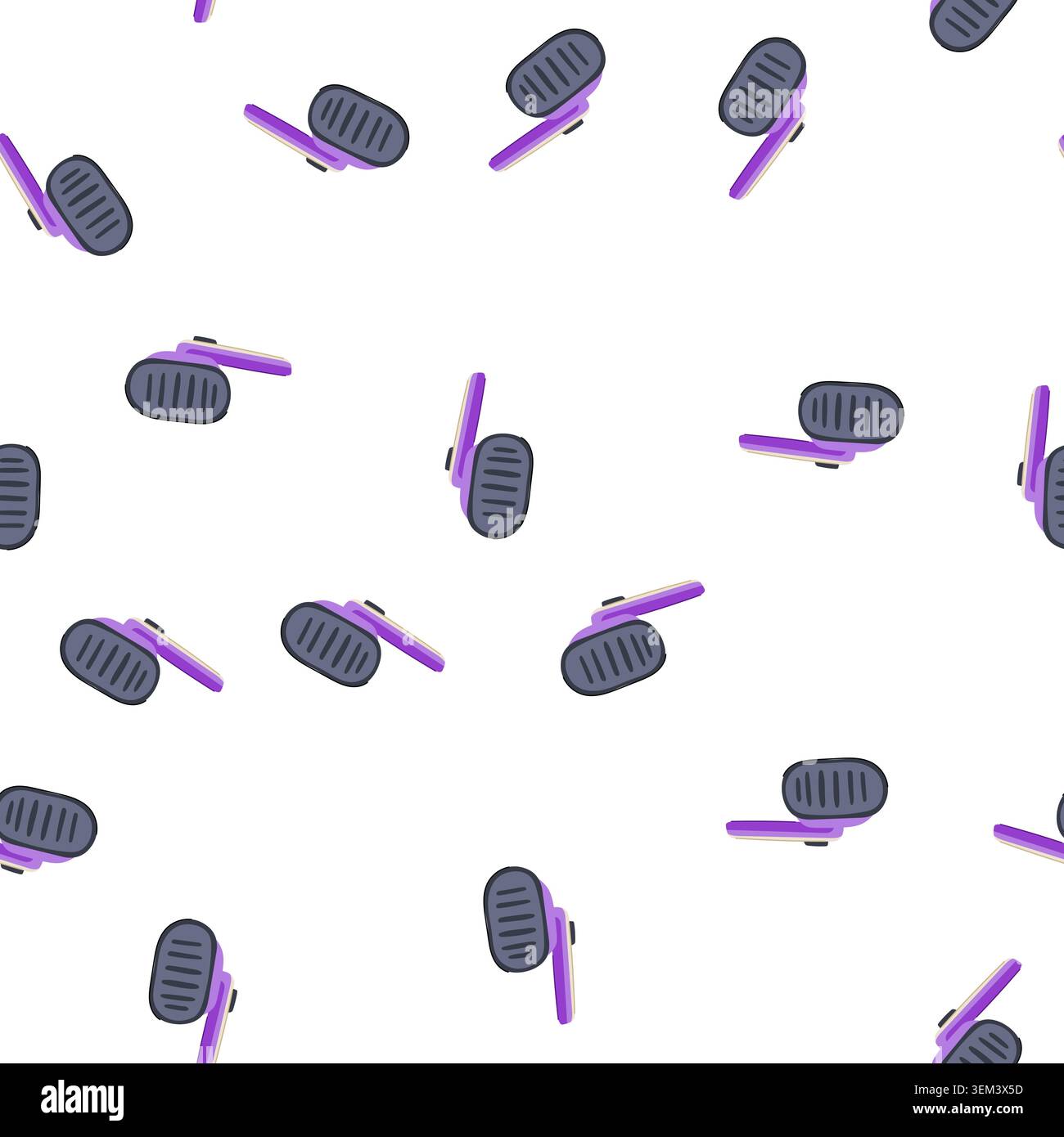 pattern free steamer portable cartoon vector Stock Vector