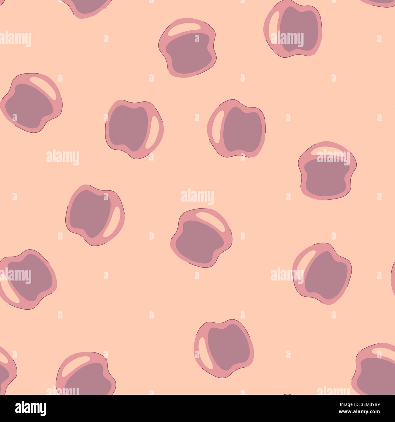 seamless pattern desk mouse pad cartoon vector Stock Vector