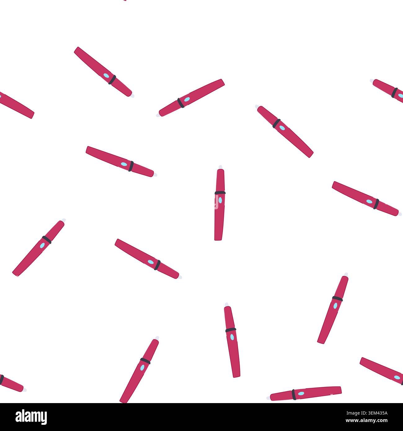 pattern tool interactive whiteboard pen cartoon vector Stock Vector
