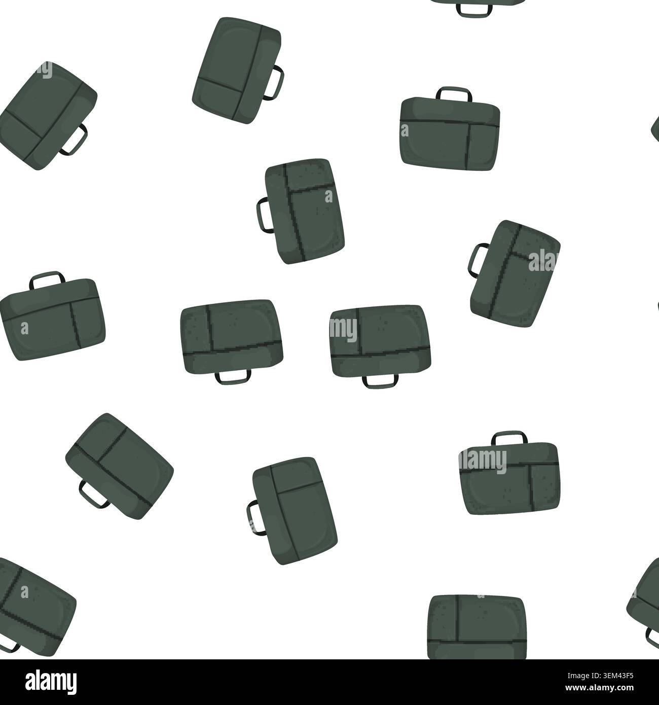 pattern work briefcase color icon vector Stock Vector