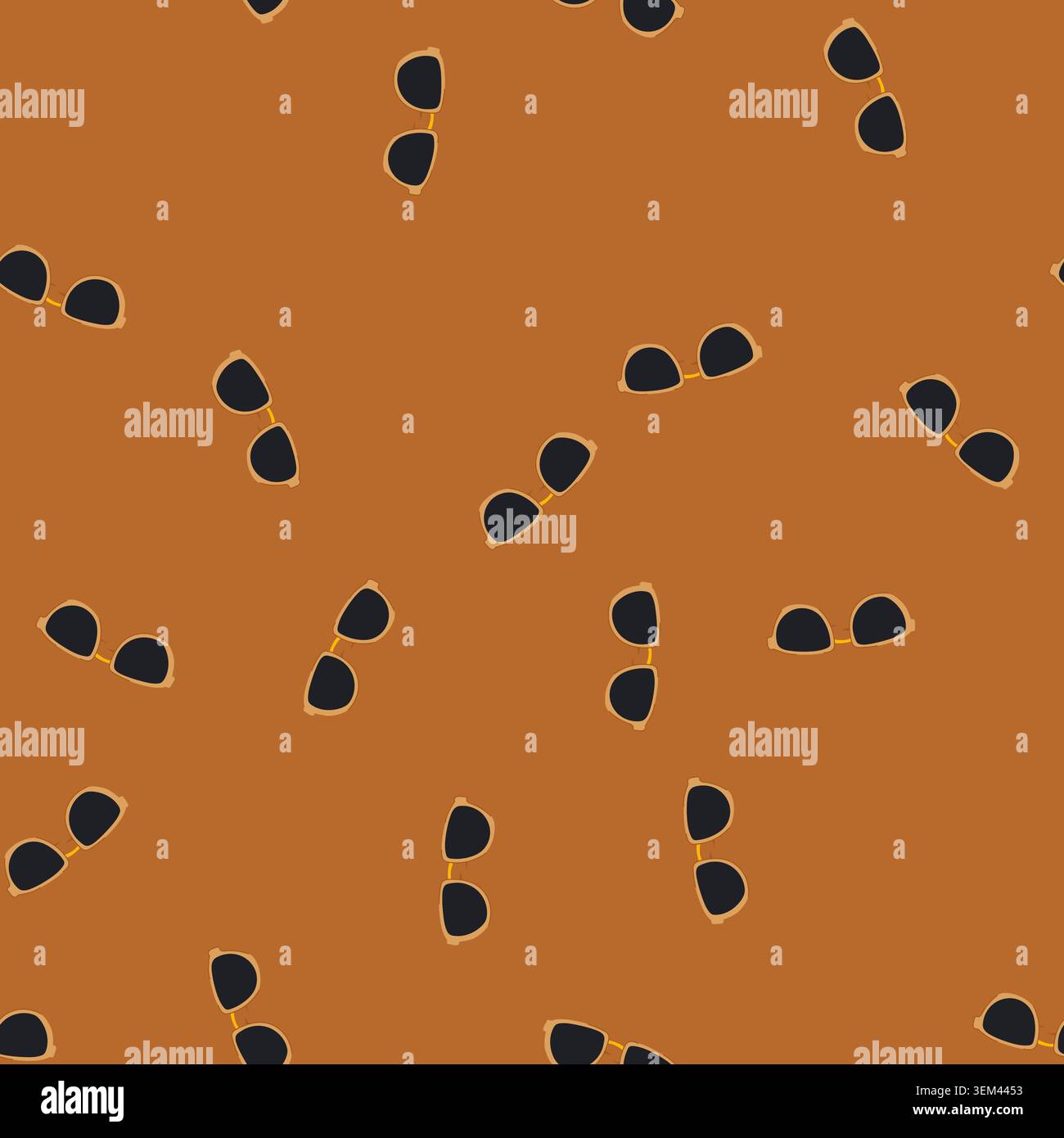 seamless pattern aid glasses for the blind cartoon vector Stock Vector