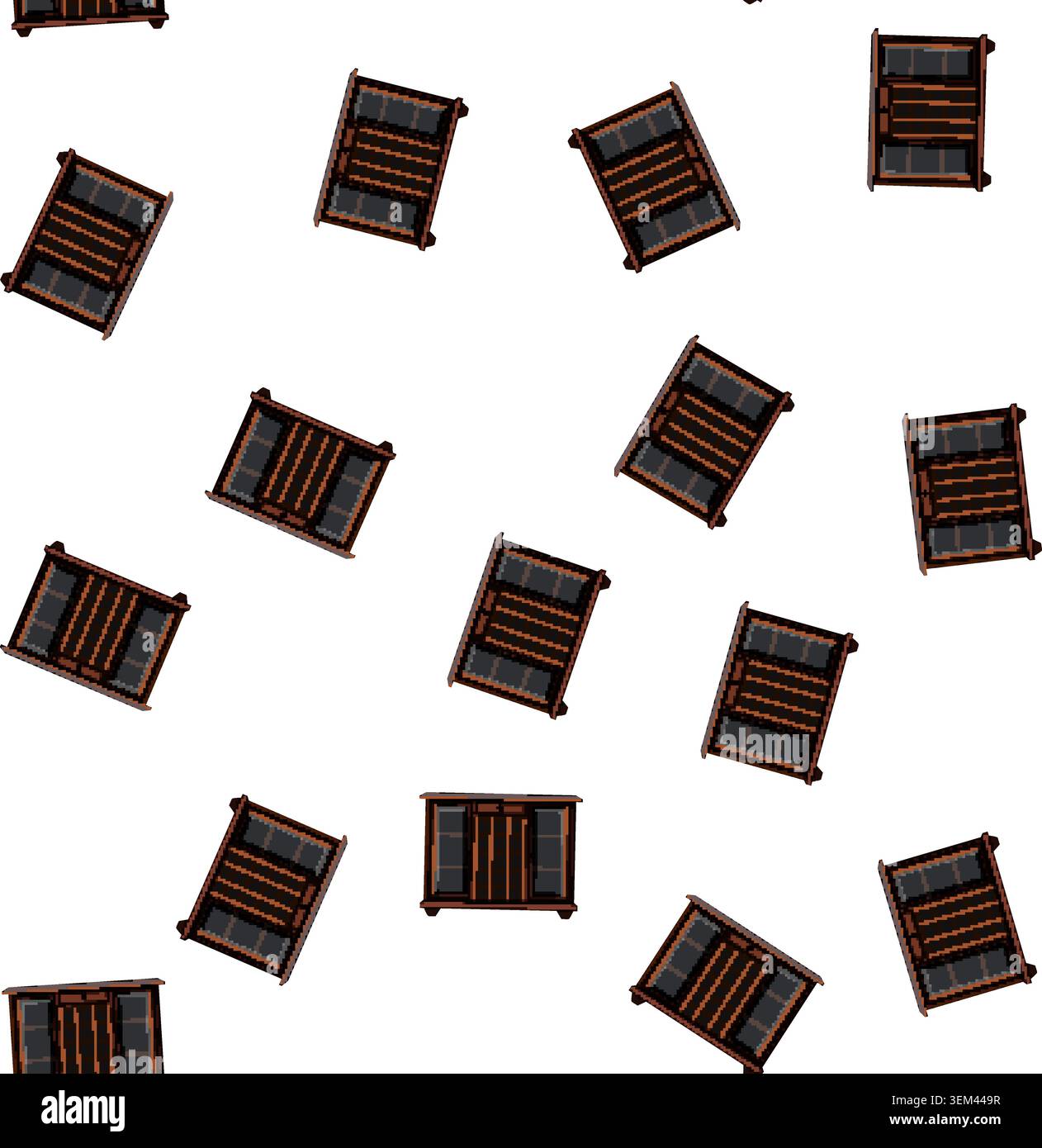 pattern rack wine cabinet cartoon vector Stock Vector