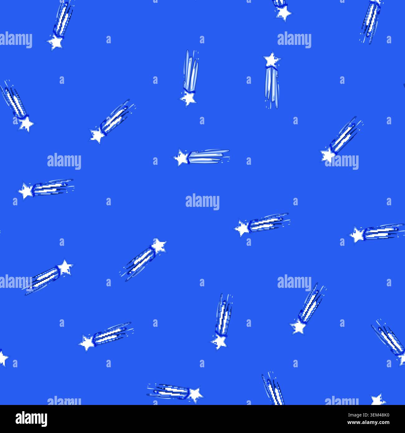 seamless pattern energy projectile game cartoon vector Stock Vector