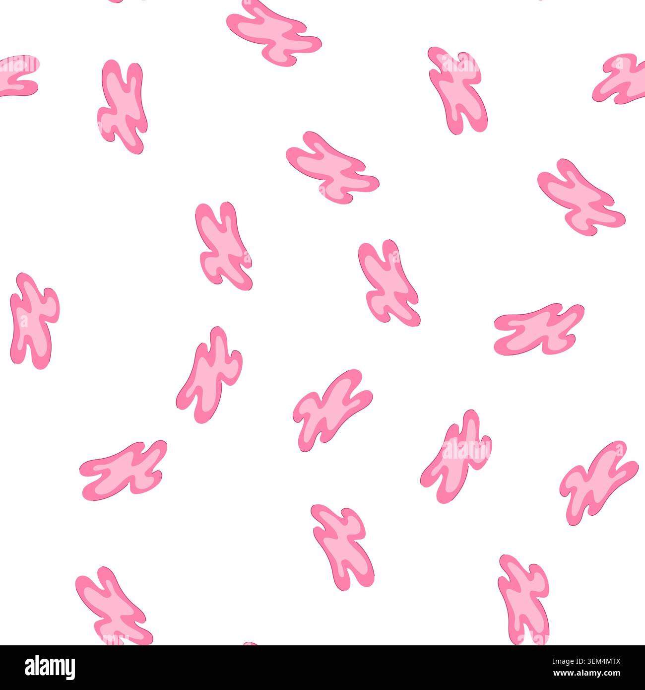pattern wrapper bubblegum cartoon vector Stock Vector