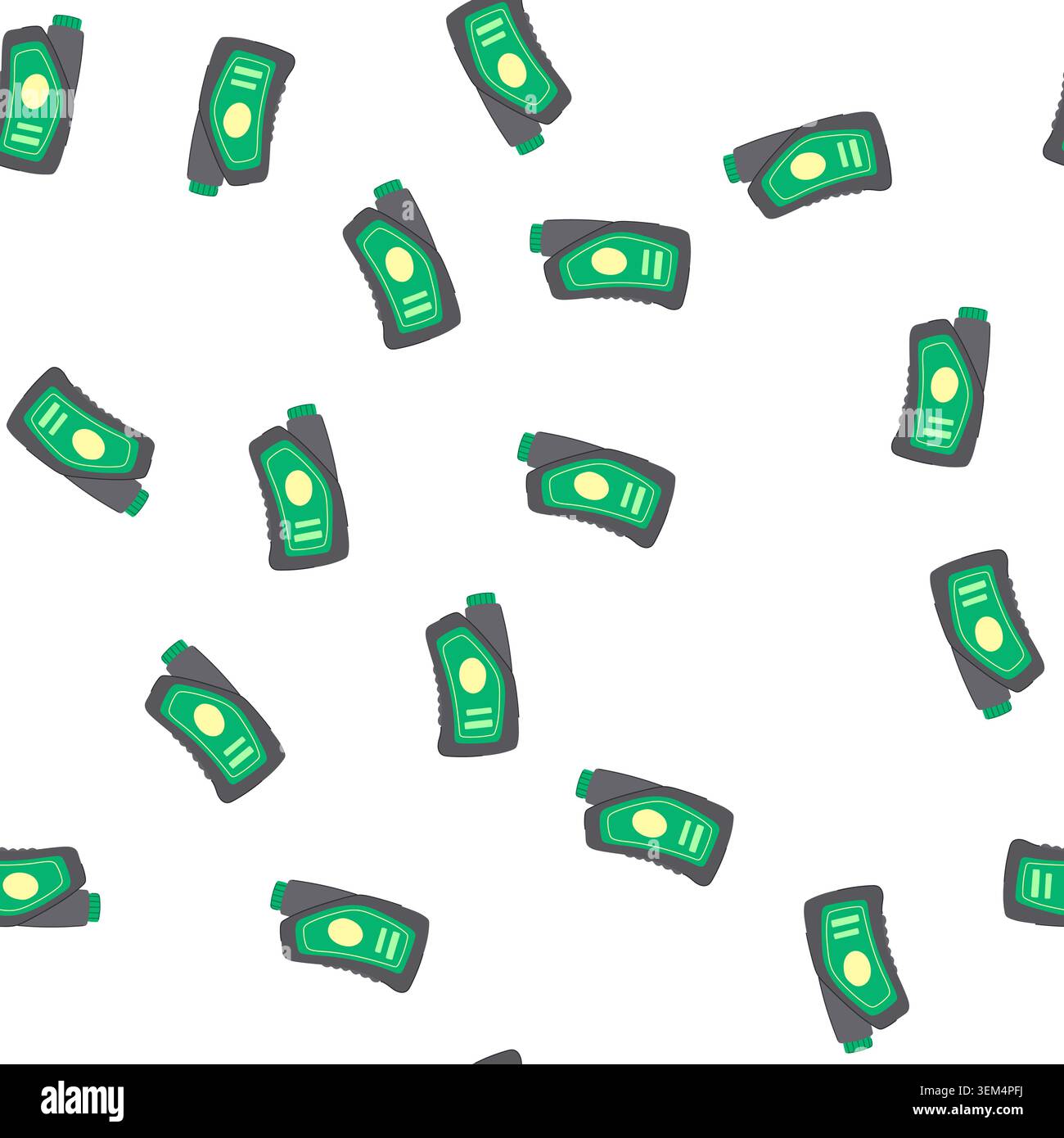 pattern car motor oil cartoon vector Stock Vector