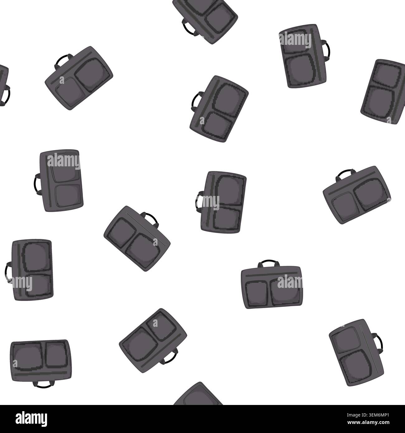 pattern business briefcase color icon vector Stock Vector