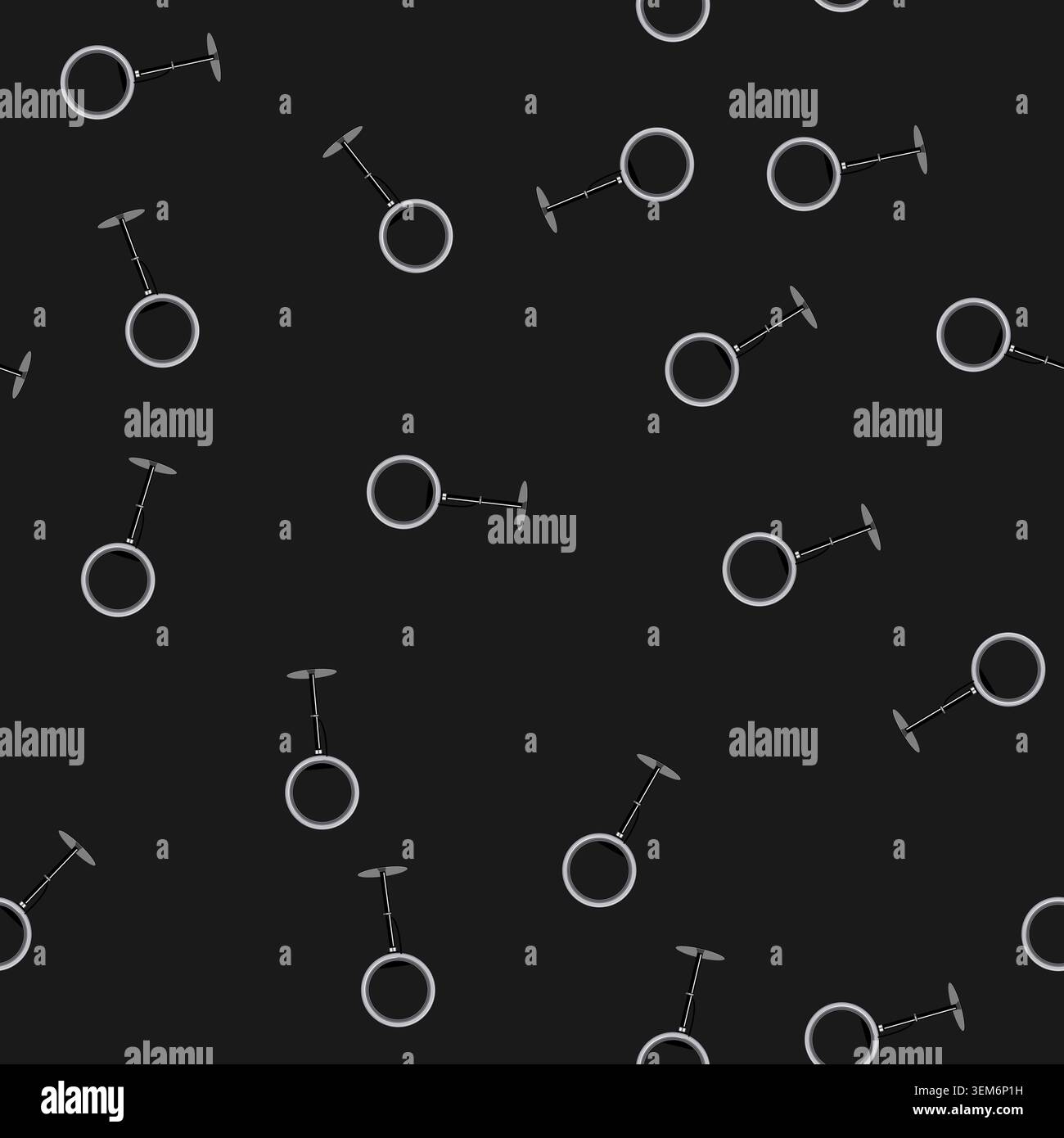 seamless pattern transparent light ring cartoon vector Stock Vector