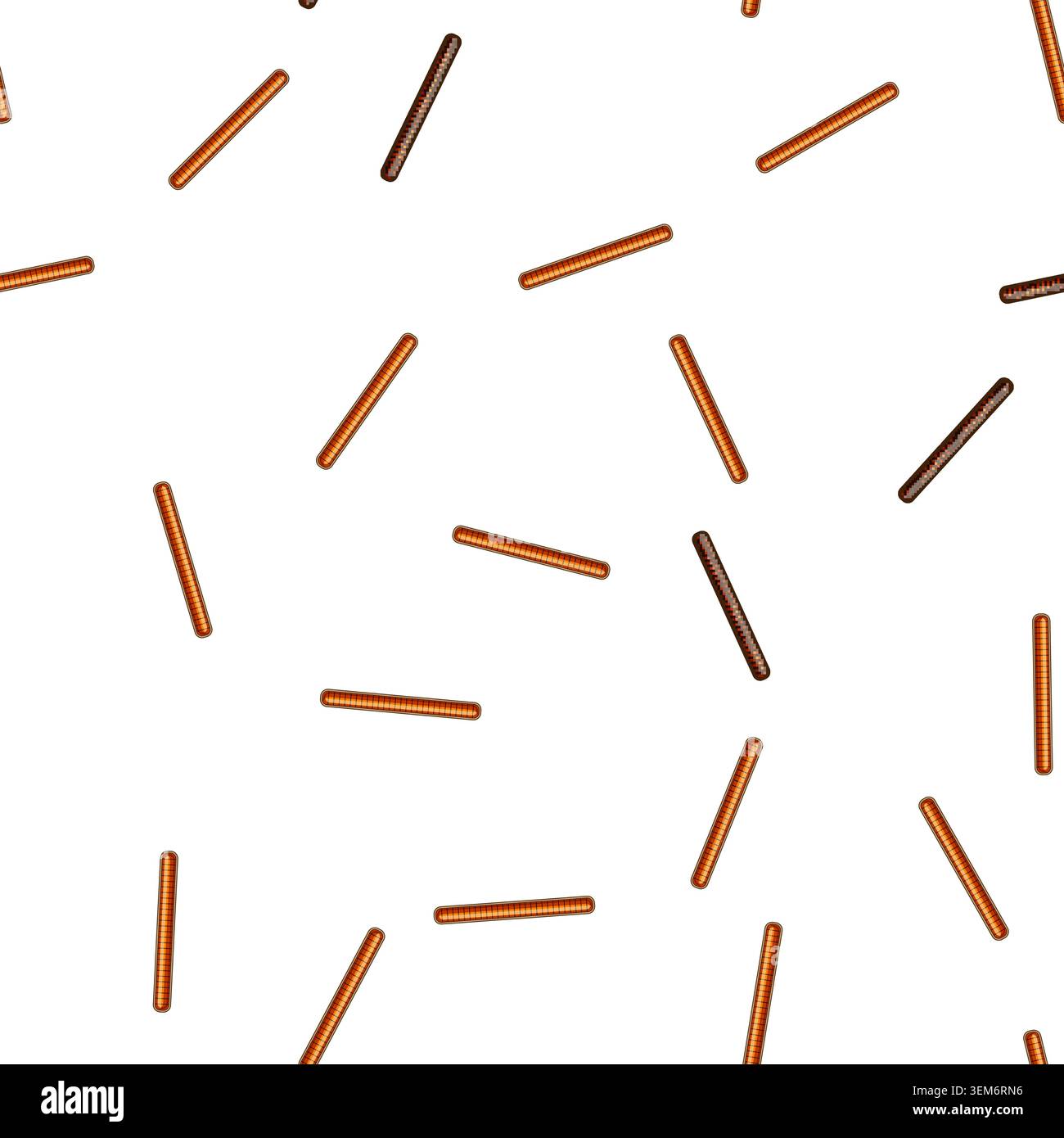 pattern Full orange segmented progress bar achievement indicator Stock Vector