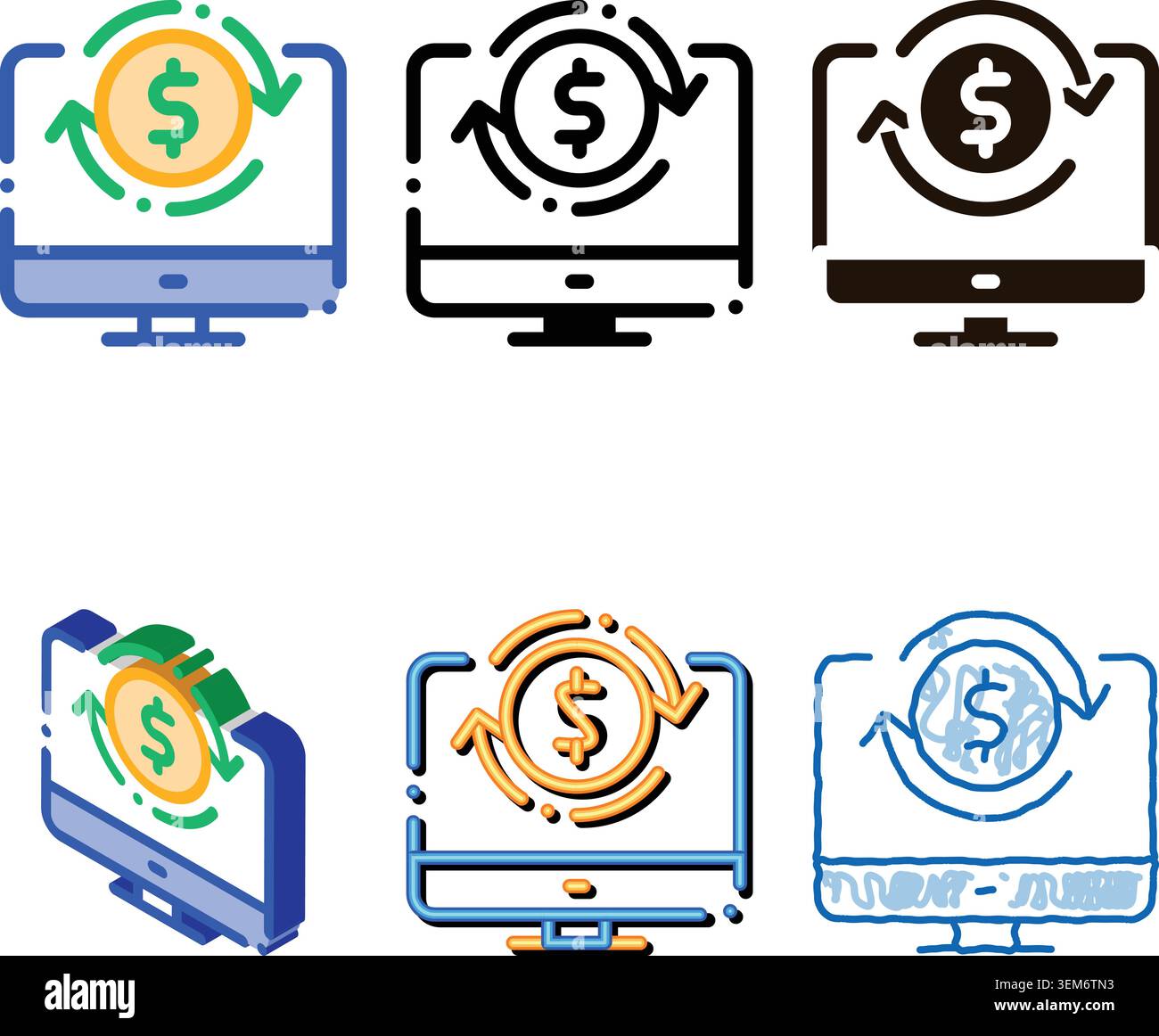 money account verification vector thin clean line icon Stock Vector