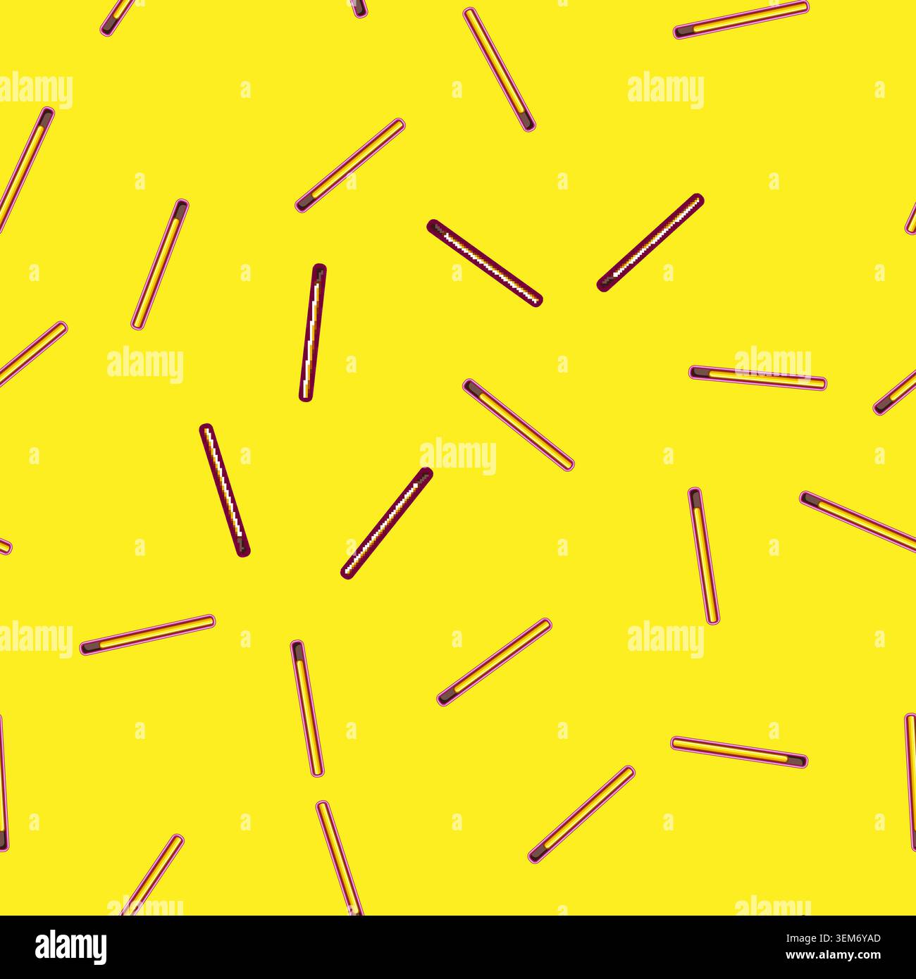 seamless pattern Gaming progress bar indicating loading or energy level Stock Vector