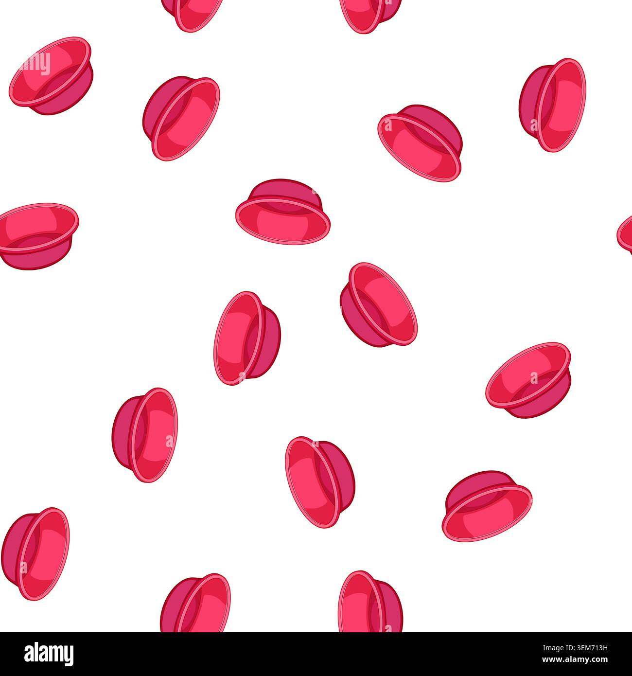 pattern object basin plastic cartoon vector Stock Vector