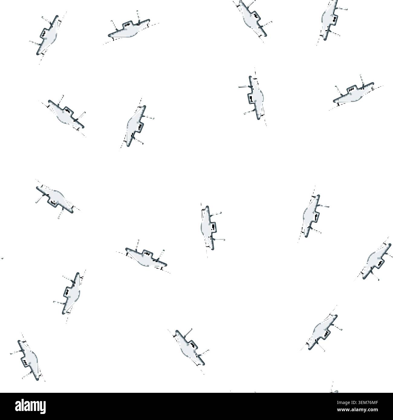 pattern learning quadcopter cartoon vector Stock Vector