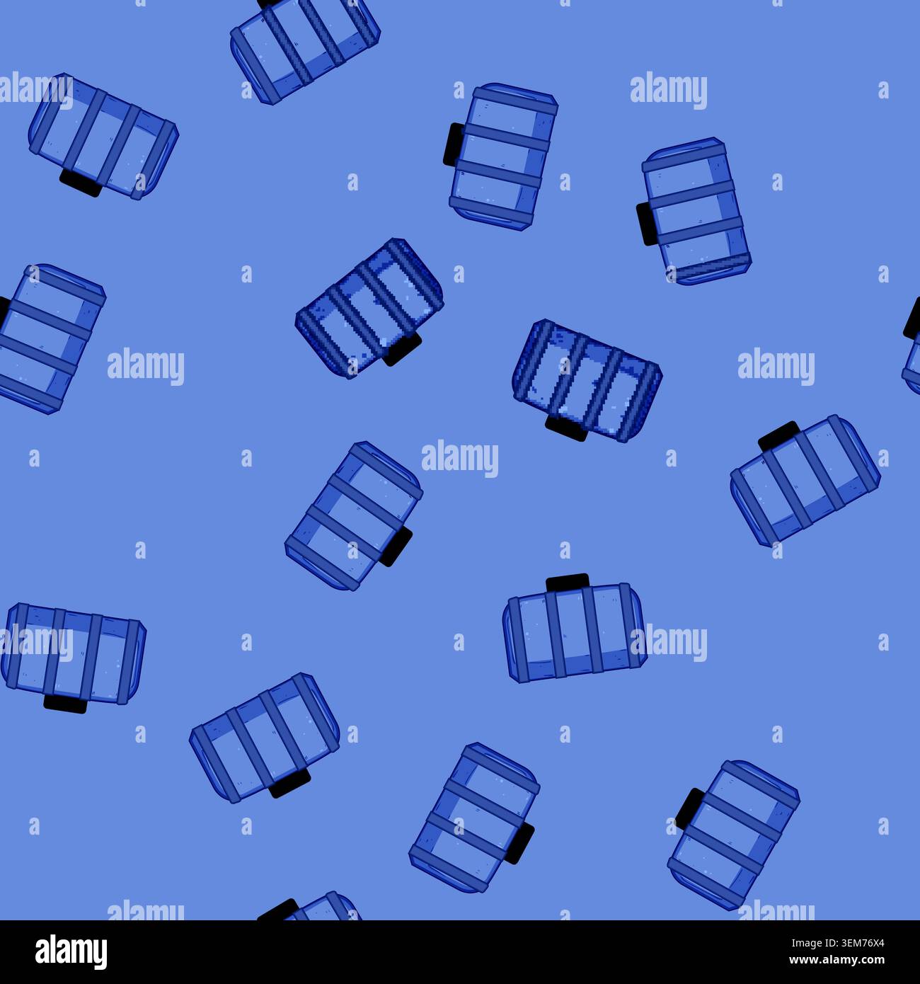 seamless pattern bottle plastic tank cartoon vector Stock Vector