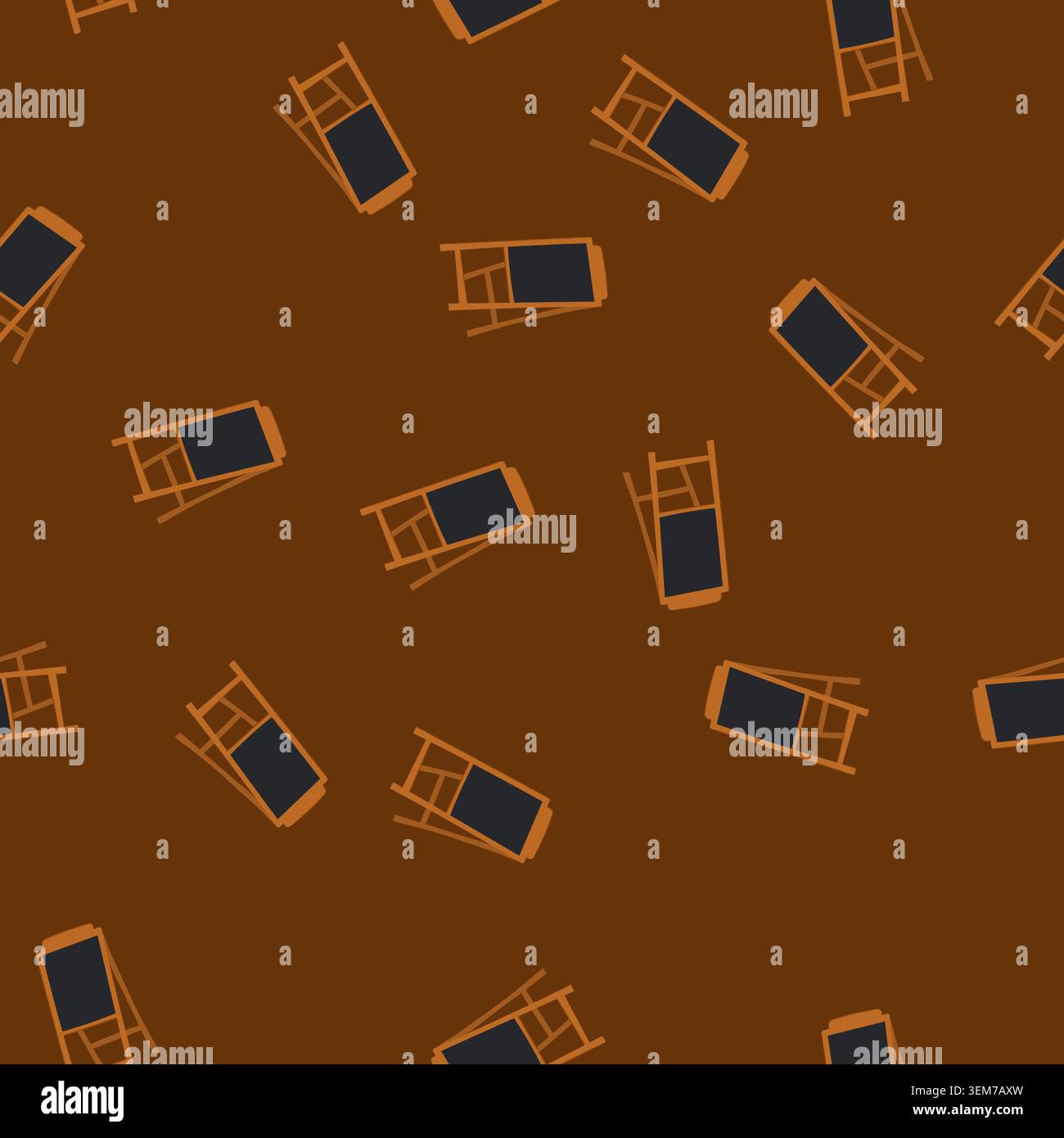 seamless pattern frame outdoor chalkboard cartoon vector Stock Vector