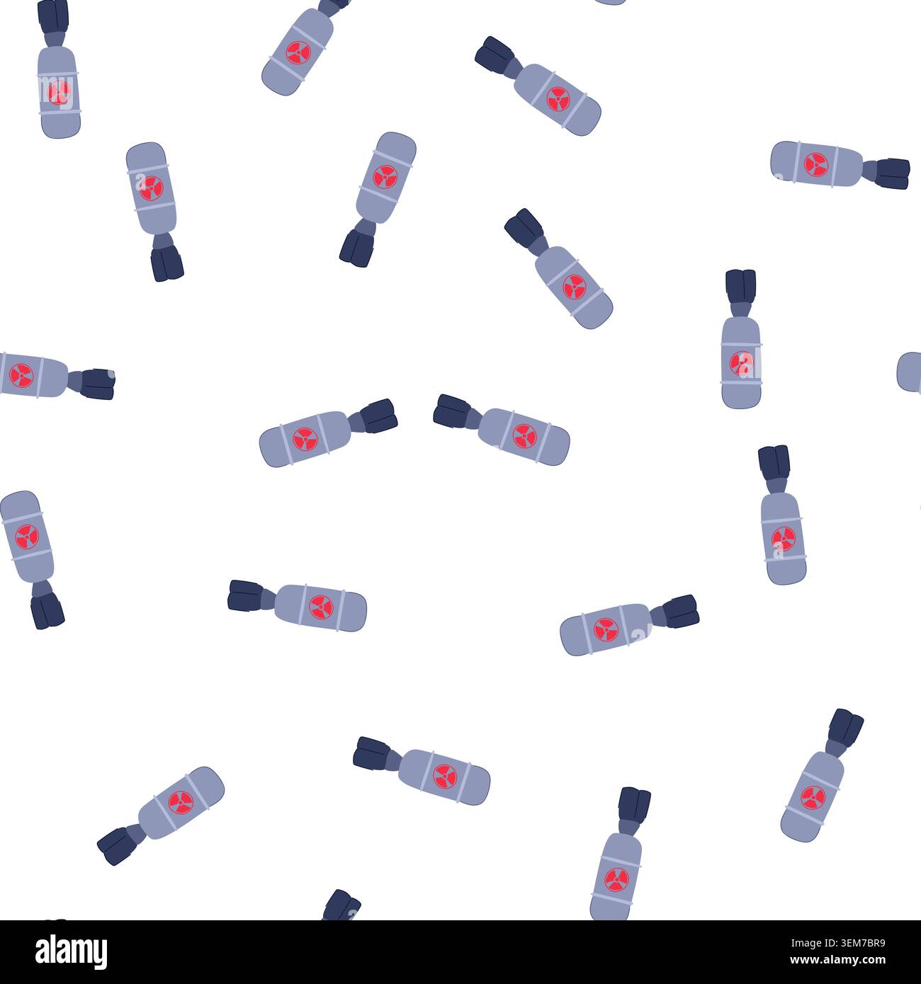 pattern fallout atomic bomb cartoon vector Stock Vector