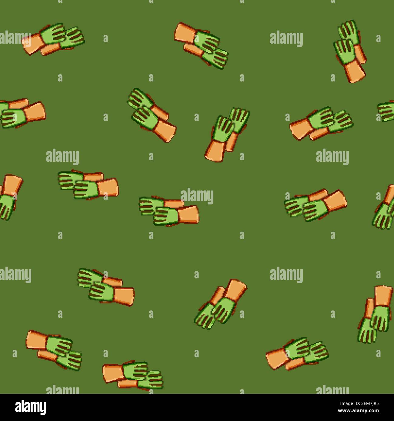 seamless pattern arc gloves welding cartoon vector Stock Vector