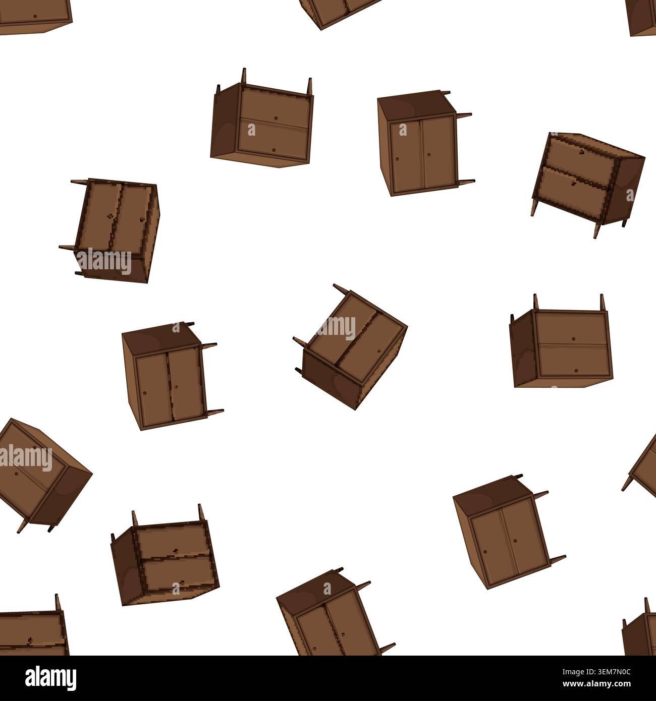 pattern business file cabinet cartoon vector Stock Vector