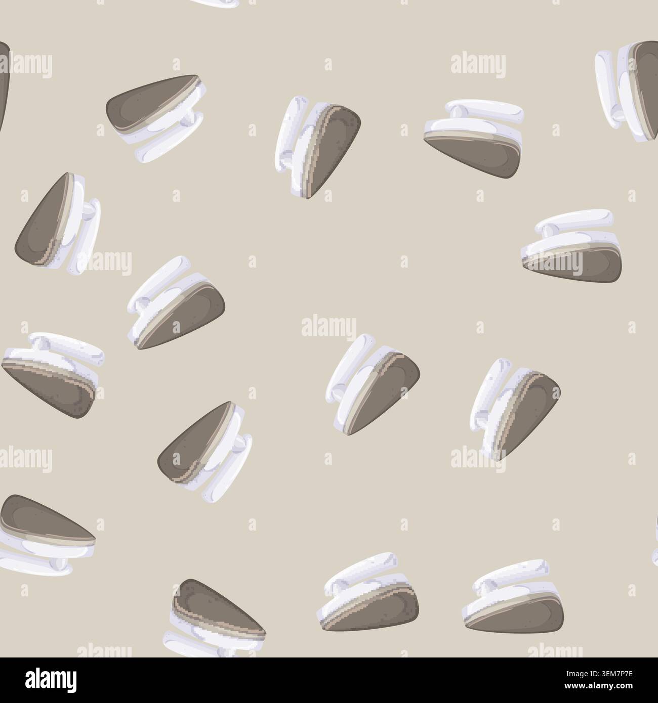 seamless pattern shirt iron laundry cartoon vector Stock Vector