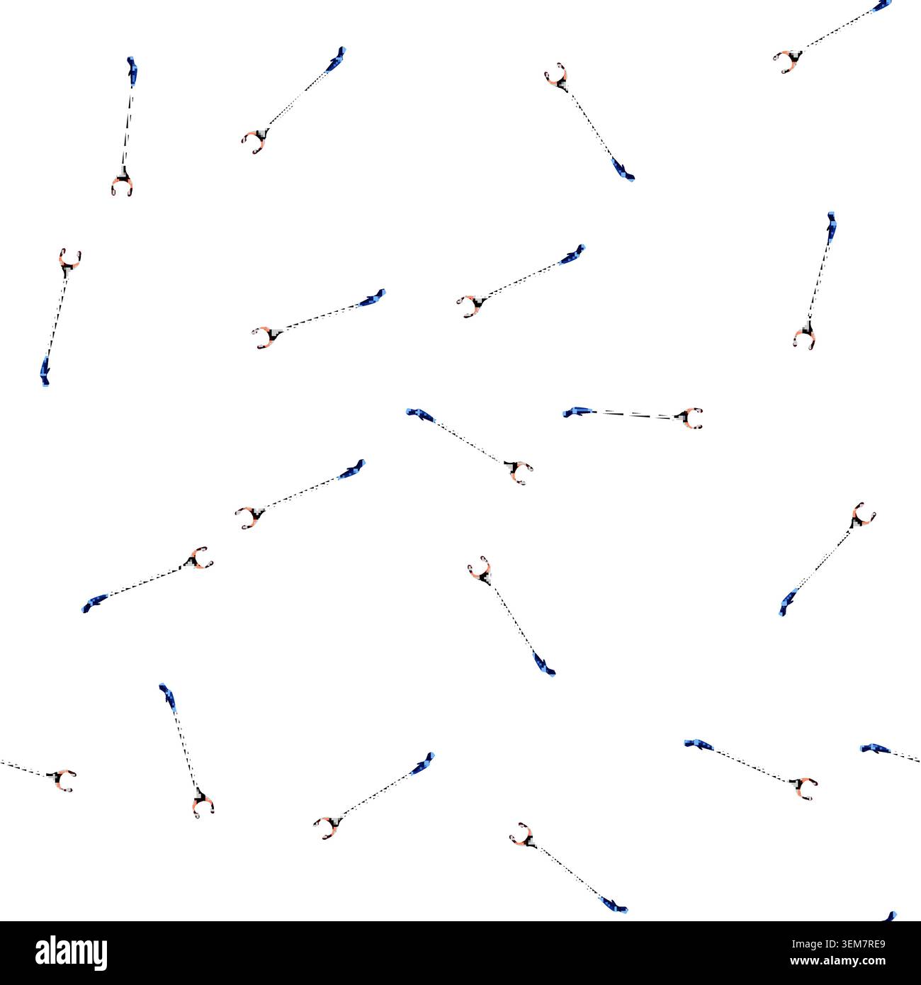pattern grab grabber tool cartoon vector Stock Vector