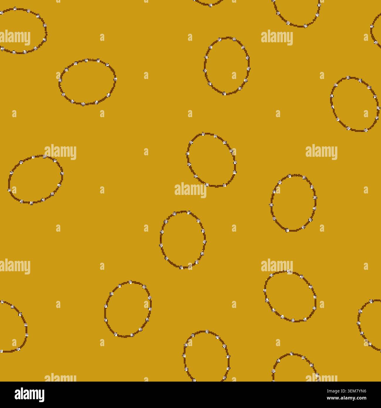 seamless pattern bracelet beads necklace cartoon vector Stock Vector