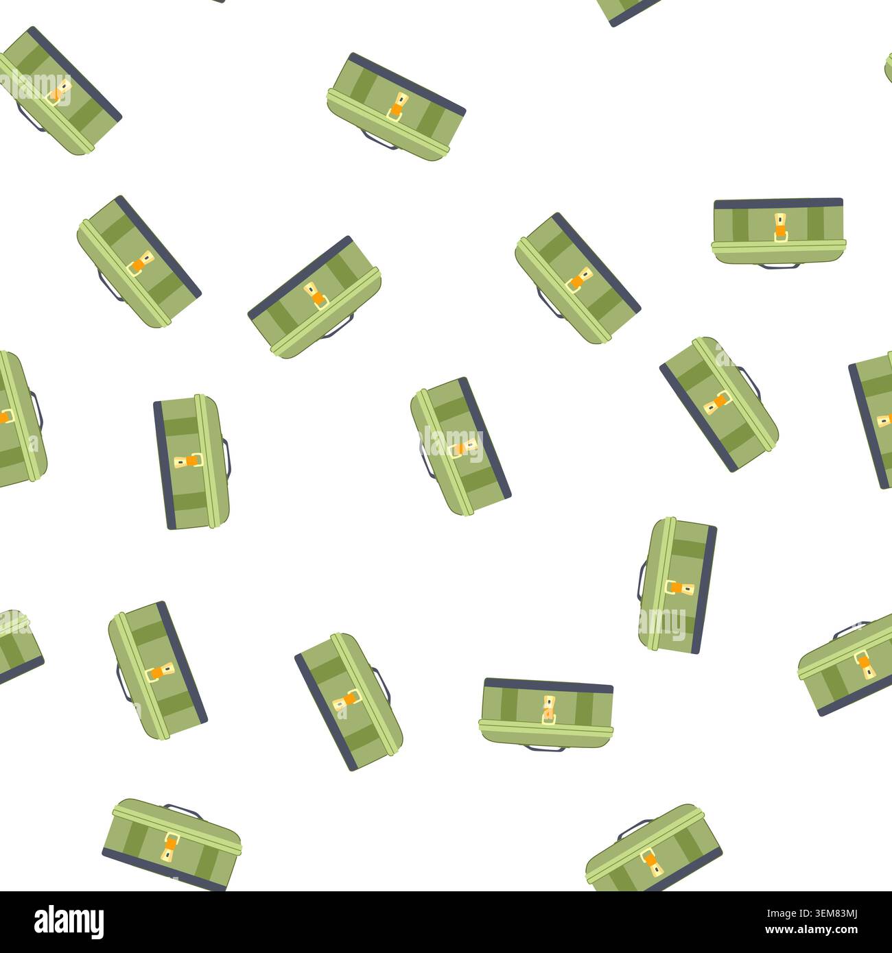 pattern tool toolbox cartoon vector Stock Vector
