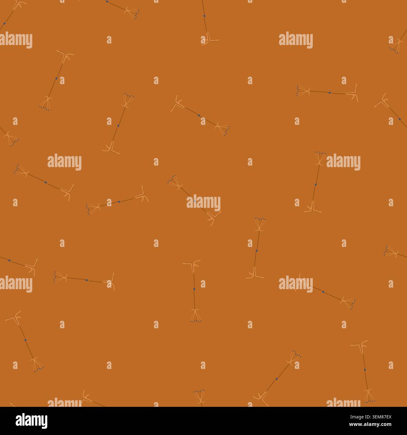 seamless pattern wall coat rack cartoon vector Stock Vector