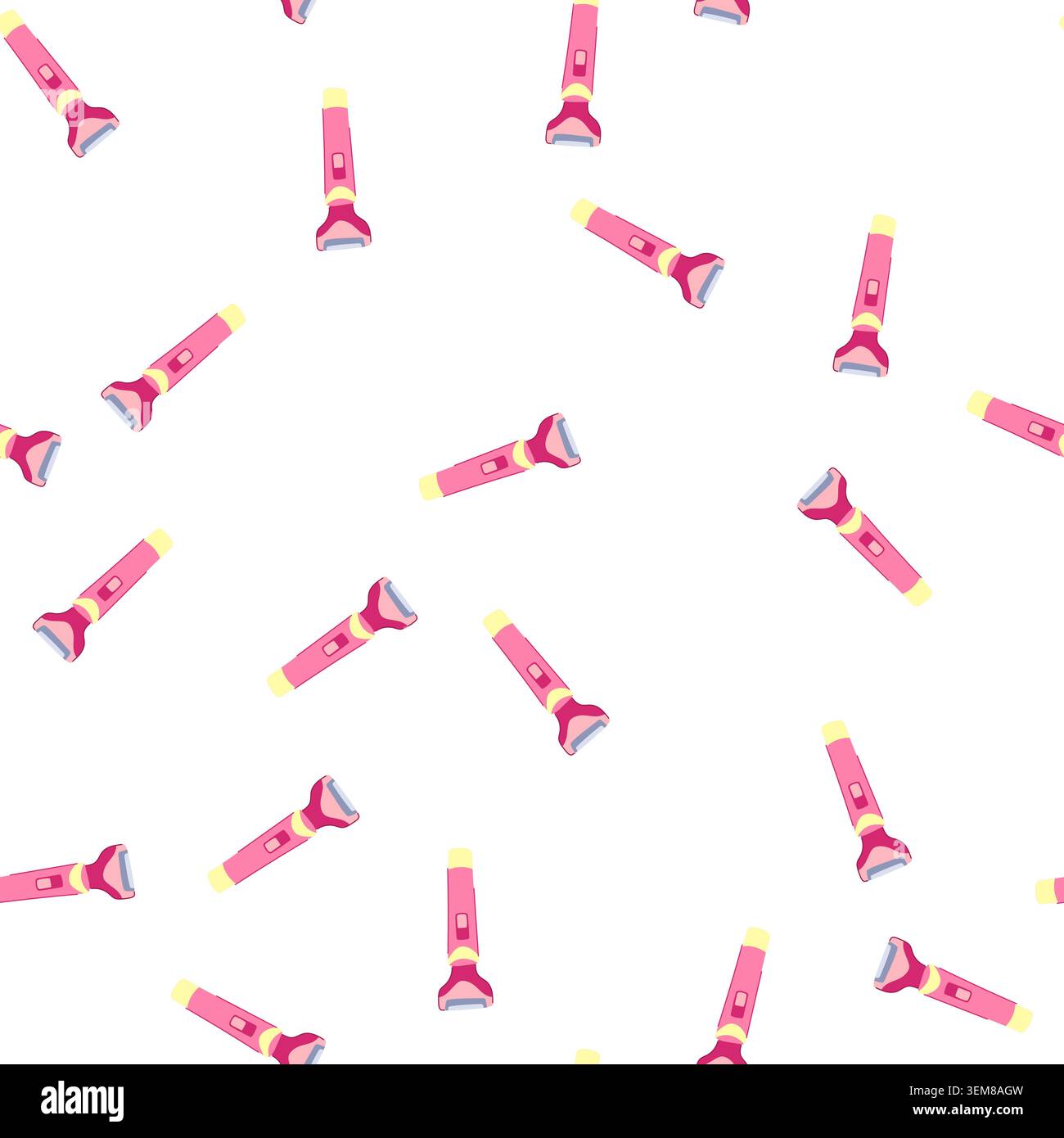 pattern care shaver electric cartoon vector Stock Vector