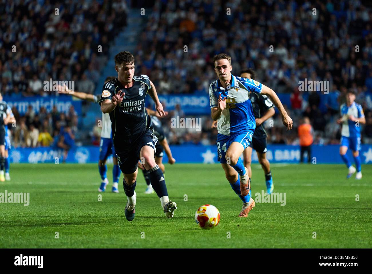 Spain Rfef Background Sabadell, Spain. 5 Jun 2026. CE Sabadell FC faces Real Madrid Castilla ...