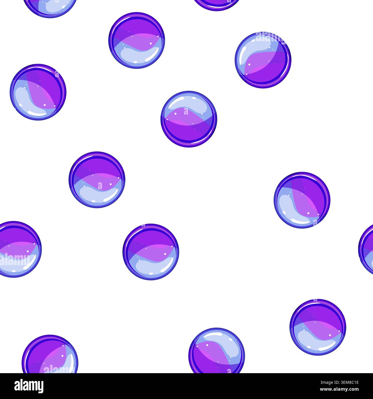 pattern frame round game button cartoon vector Stock Vector