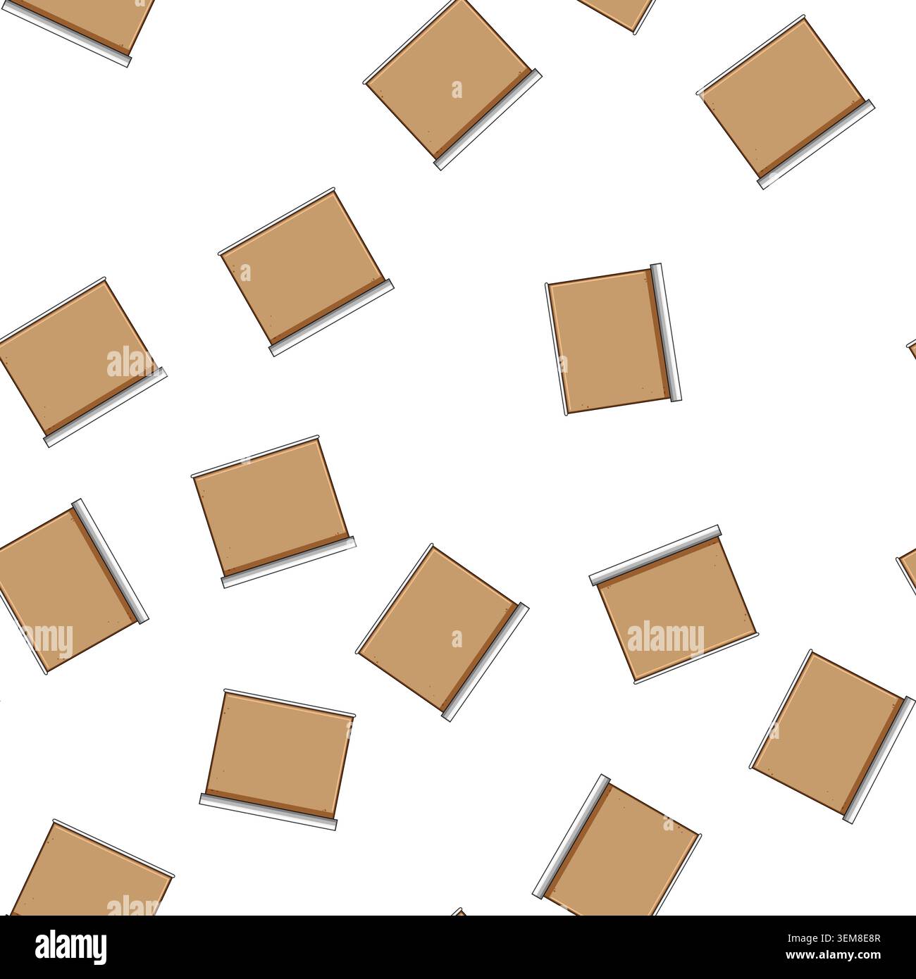 pattern Roller blind offering privacy and light control Stock Vector