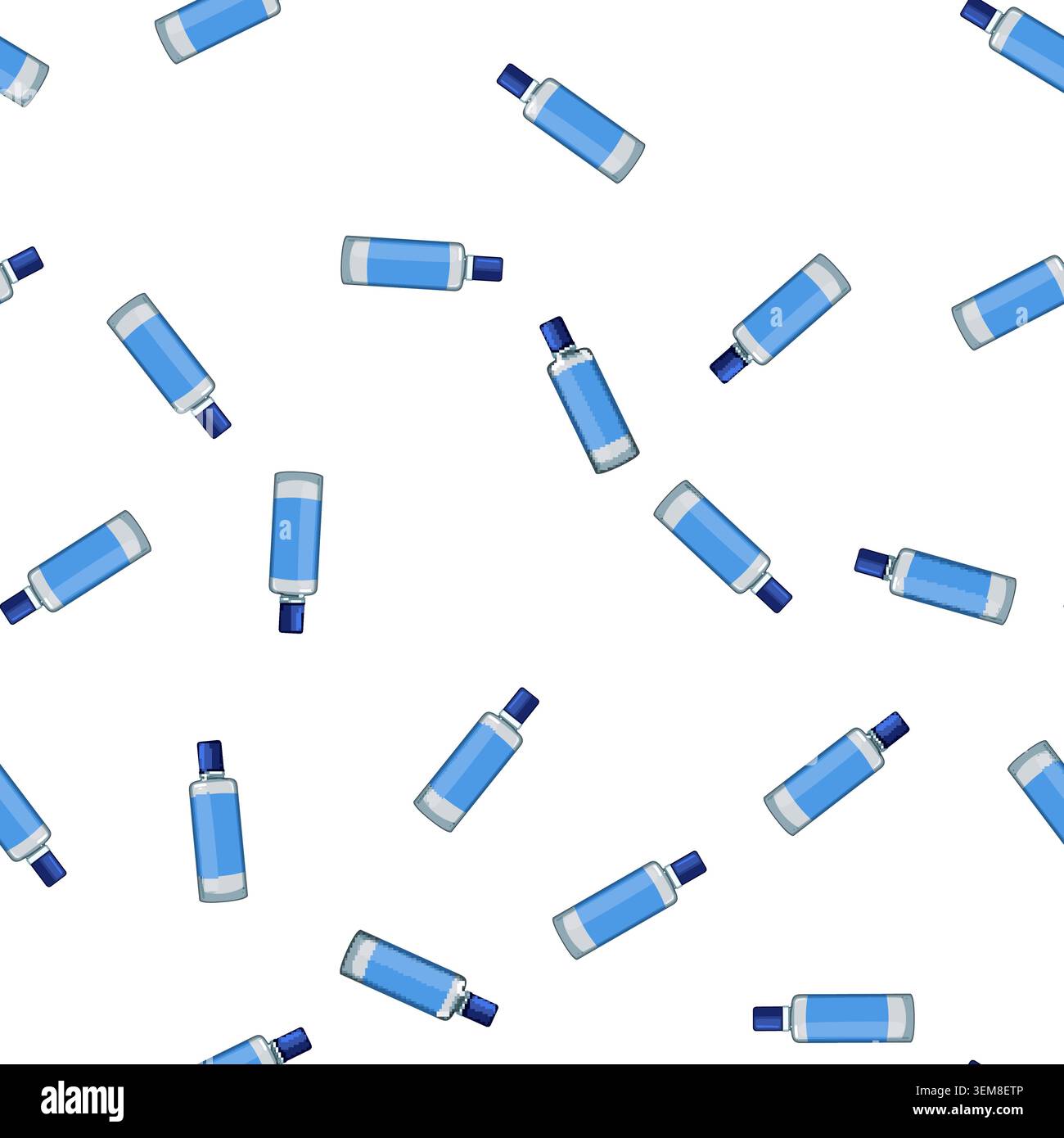 pattern myopia contact lens solution cartoon vector Stock Vector