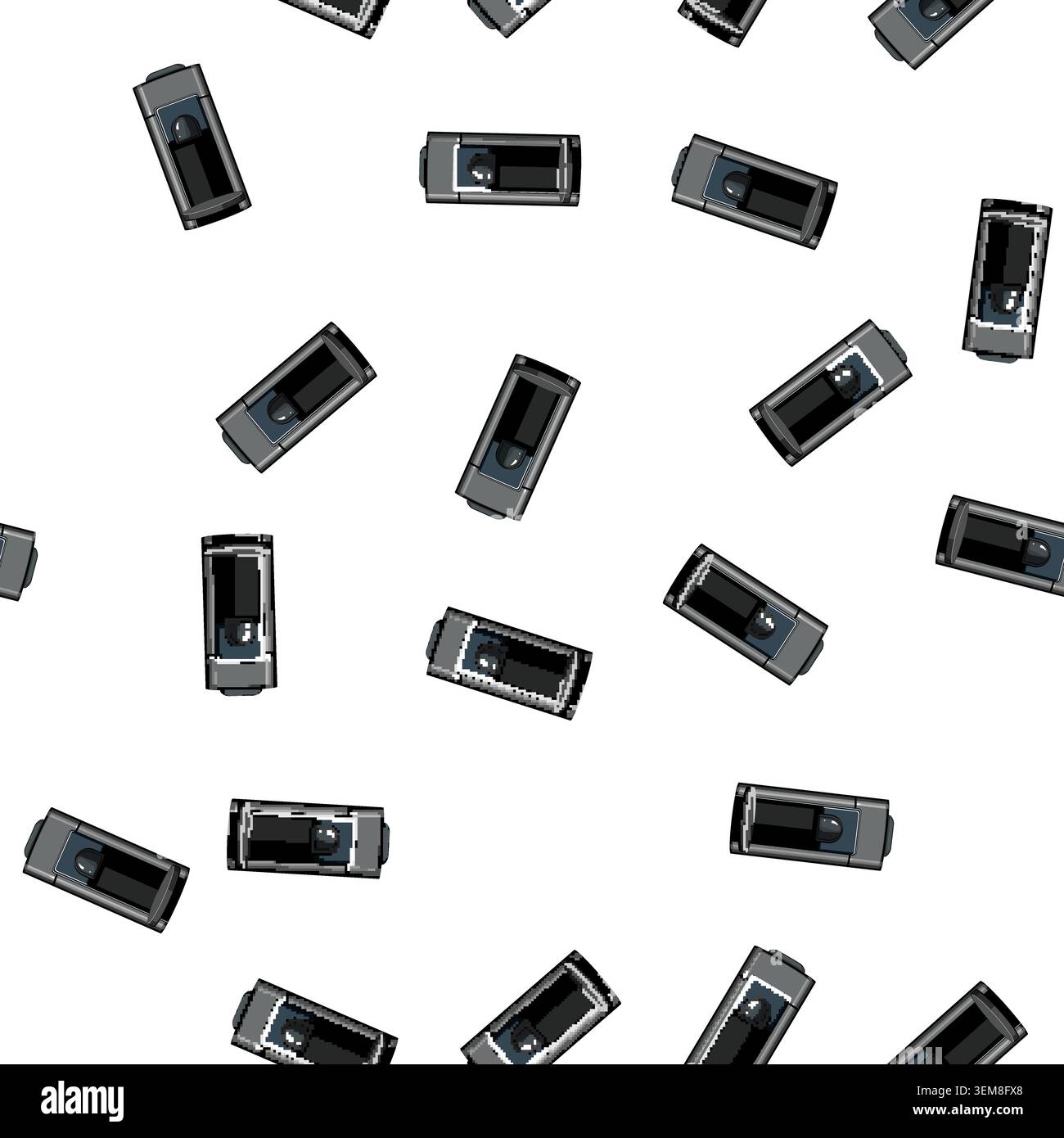 pattern espresso capsule coffee maker cartoon vector Stock Vector