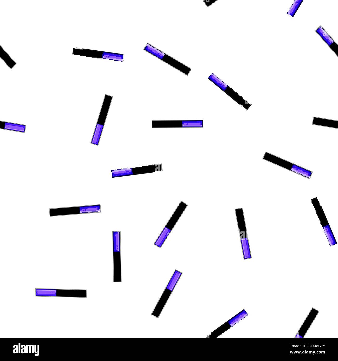 pattern interface progress bar cartoon vector Stock Vector