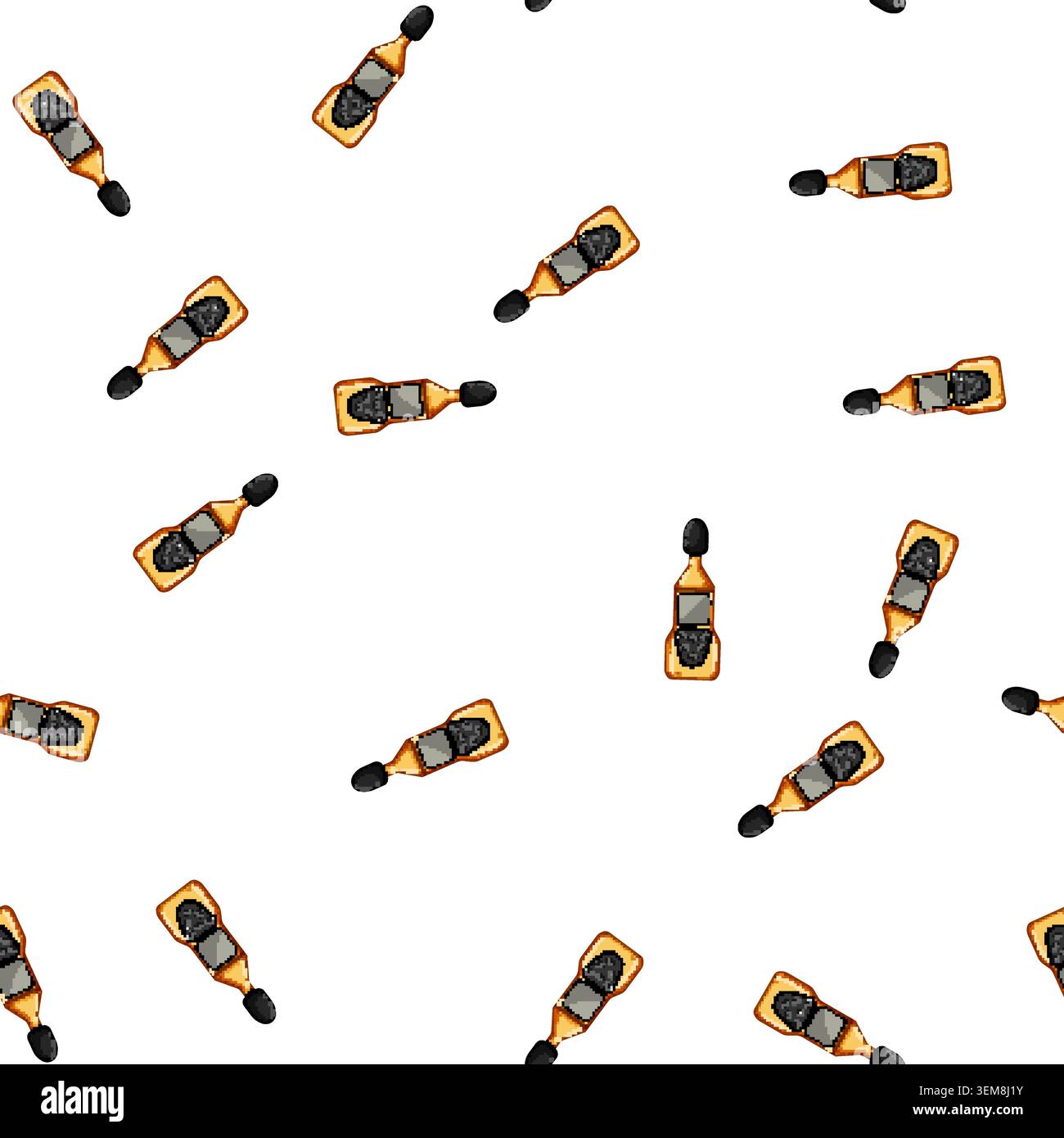 pattern sound noise level meter cartoon vector Stock Vector