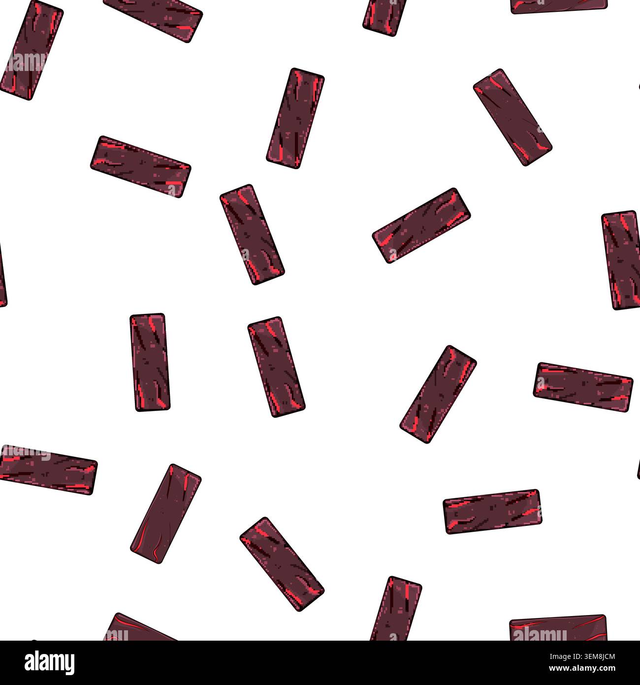 pattern bit lava game button cartoon vector Stock Vector