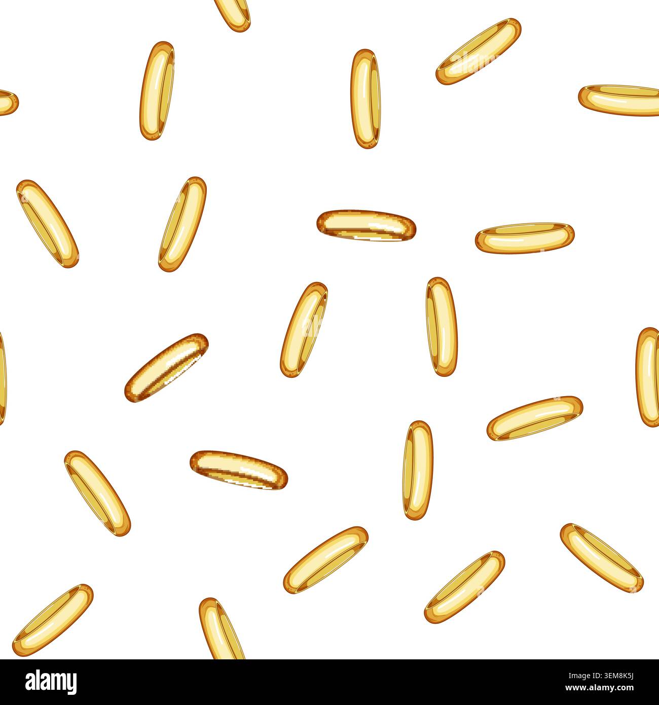 pattern abstract golden ring cartoon vector Stock Vector