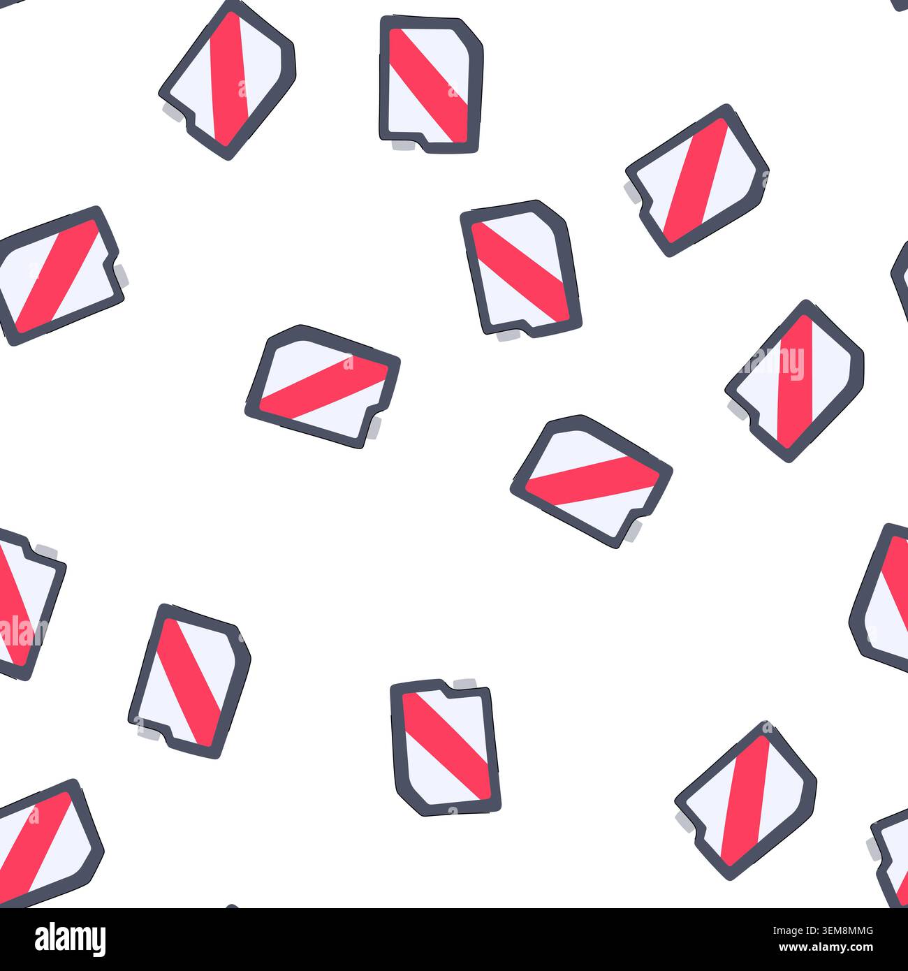pattern line ink cartridge cartoon vector Stock Vector