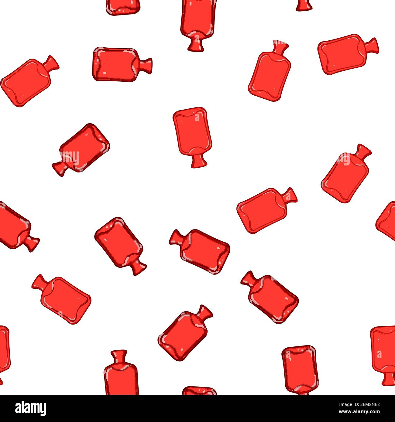 pattern twinge bottle pain relief cartoon vector Stock Vector