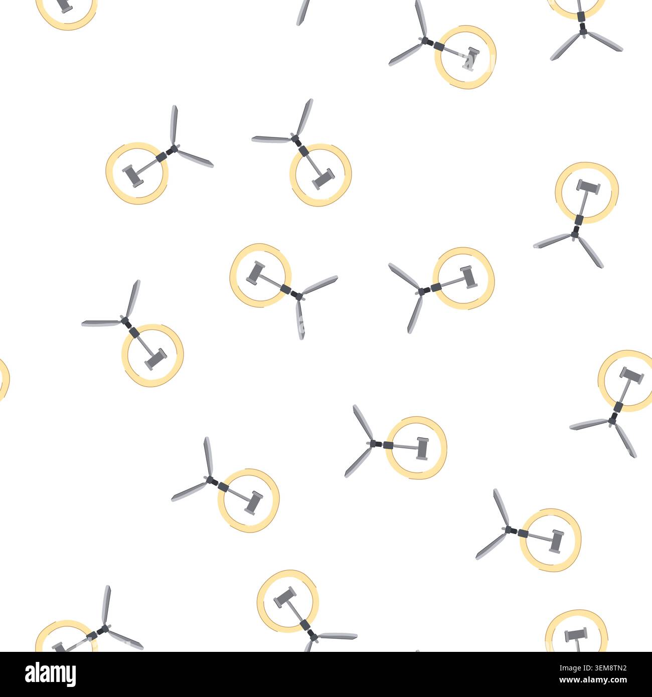 pattern glow light ring cartoon vector Stock Vector