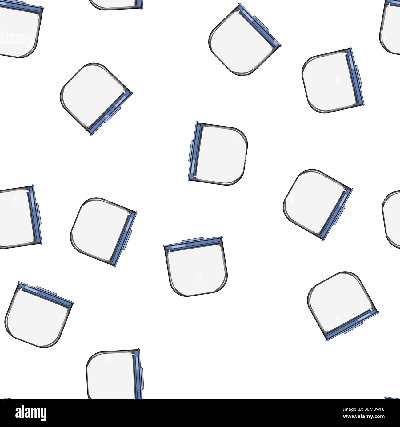 pattern bpafree glass food storage container cartoon vector Stock Vector