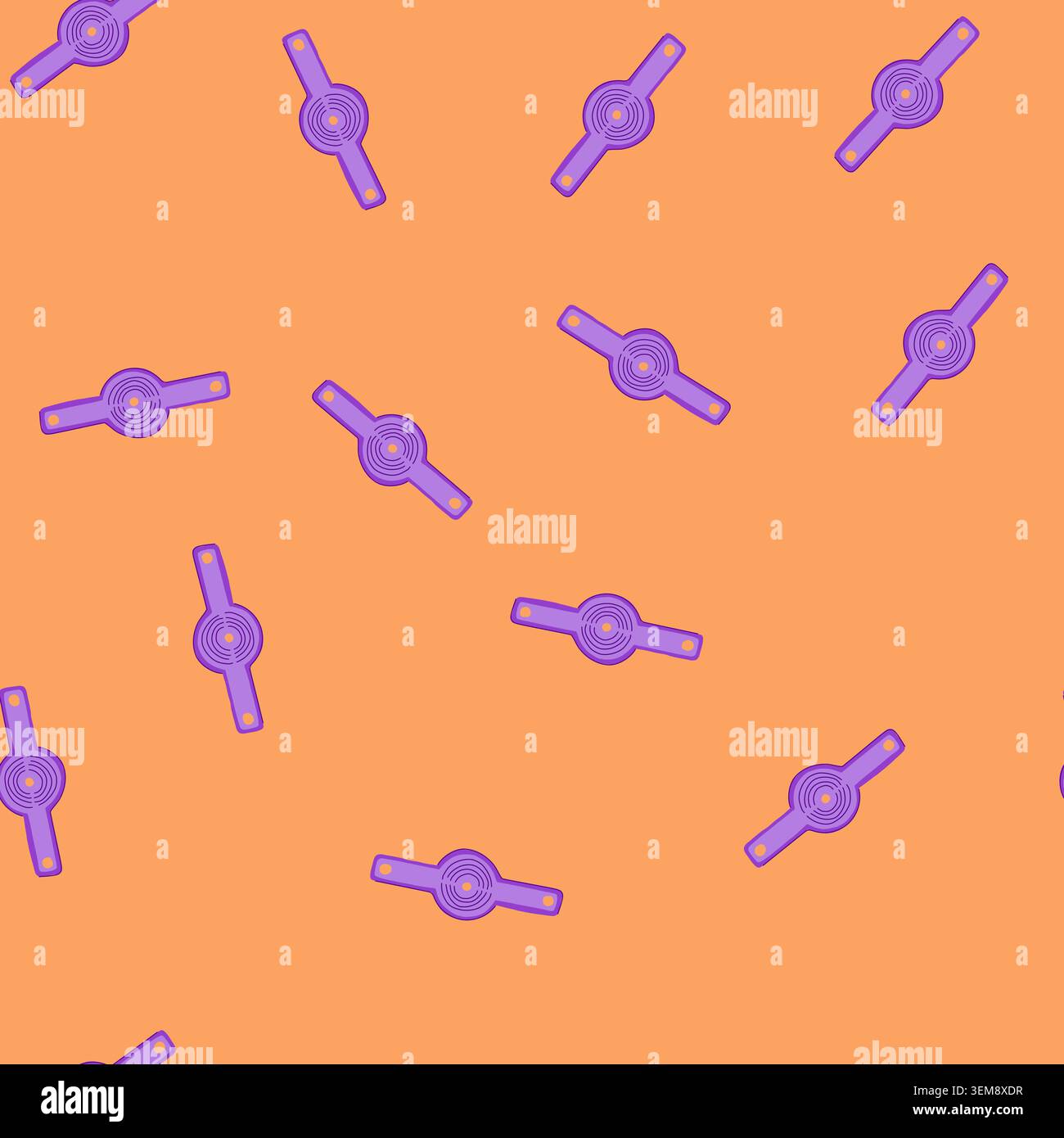 seamless pattern oven silicone baking mat cartoon vector Stock Vector