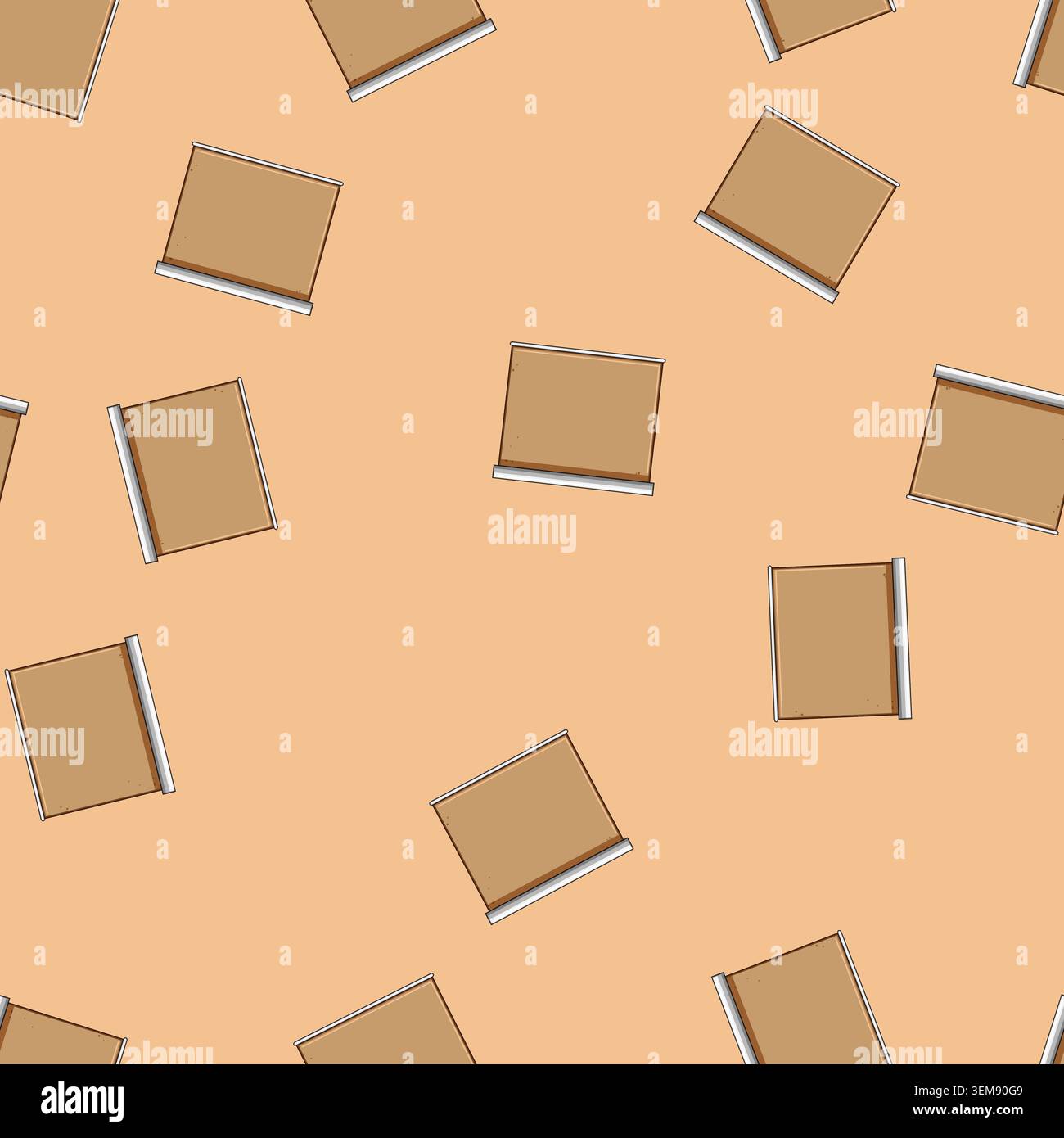 seamless pattern Roller blind offering privacy and light control Stock Vector